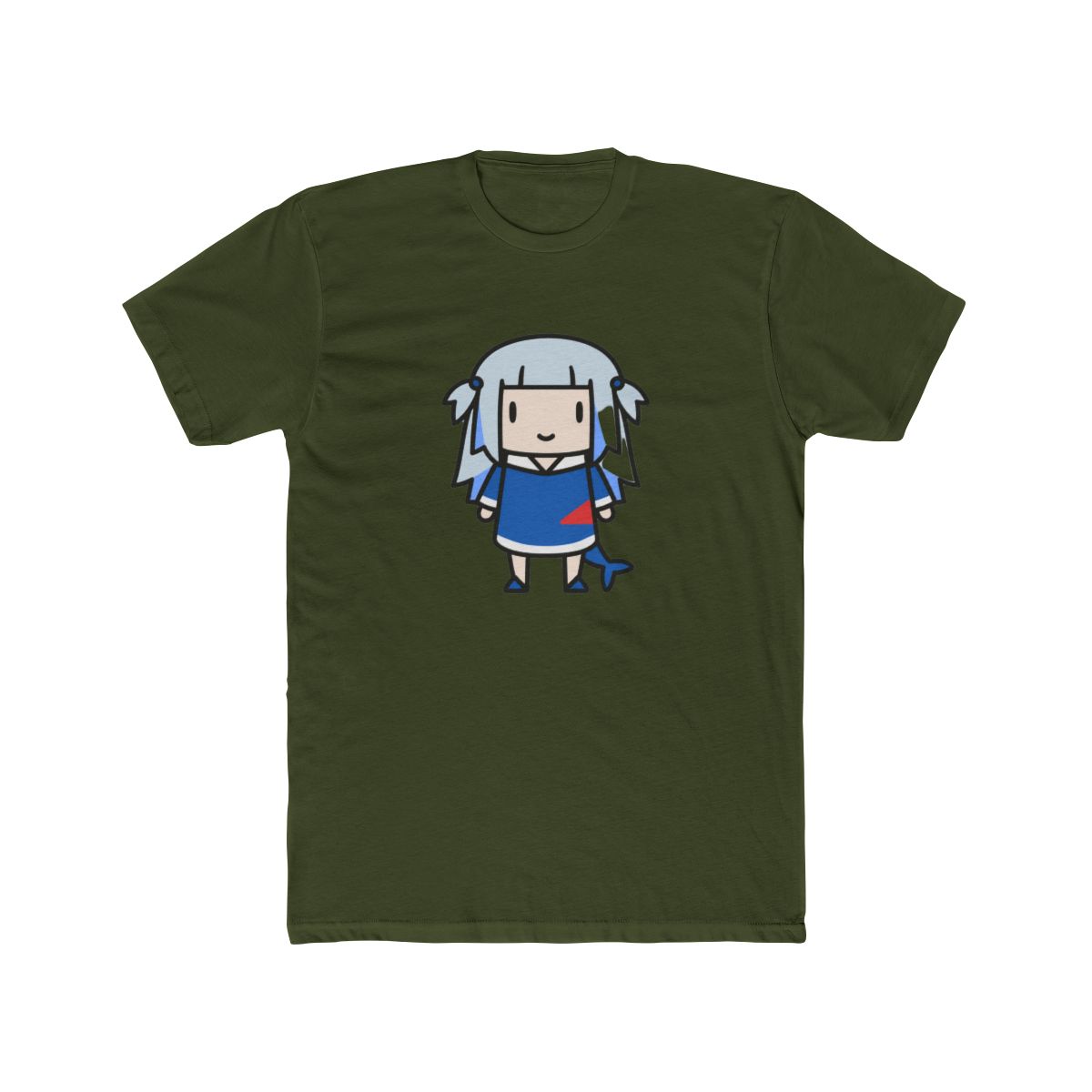 Hololive - Mini Gawr Gura T-Shirt - alternate angle 4, merchandise