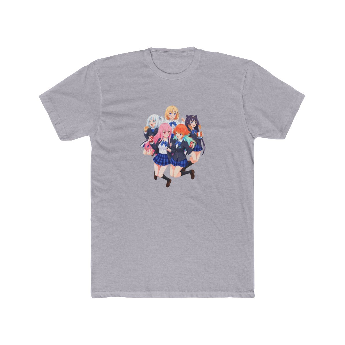 Hololive EN - All Holomyth (Gawr Gura, Watson Amelia, Takanashi Kiara, Ninomae Ina'nis and Mori Calliope) T-Shirt - alternate angle 5, merchandise