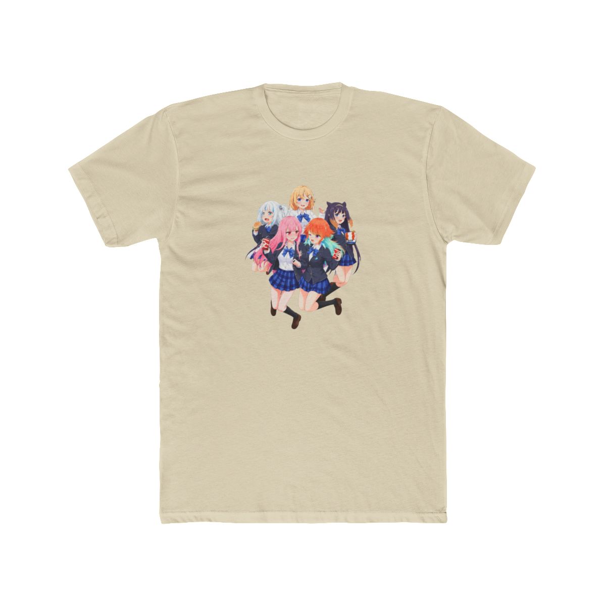 Hololive EN - All Holomyth (Gawr Gura, Watson Amelia, Takanashi Kiara, Ninomae Ina'nis and Mori Calliope) T-Shirt - alternate angle 4, merchandise