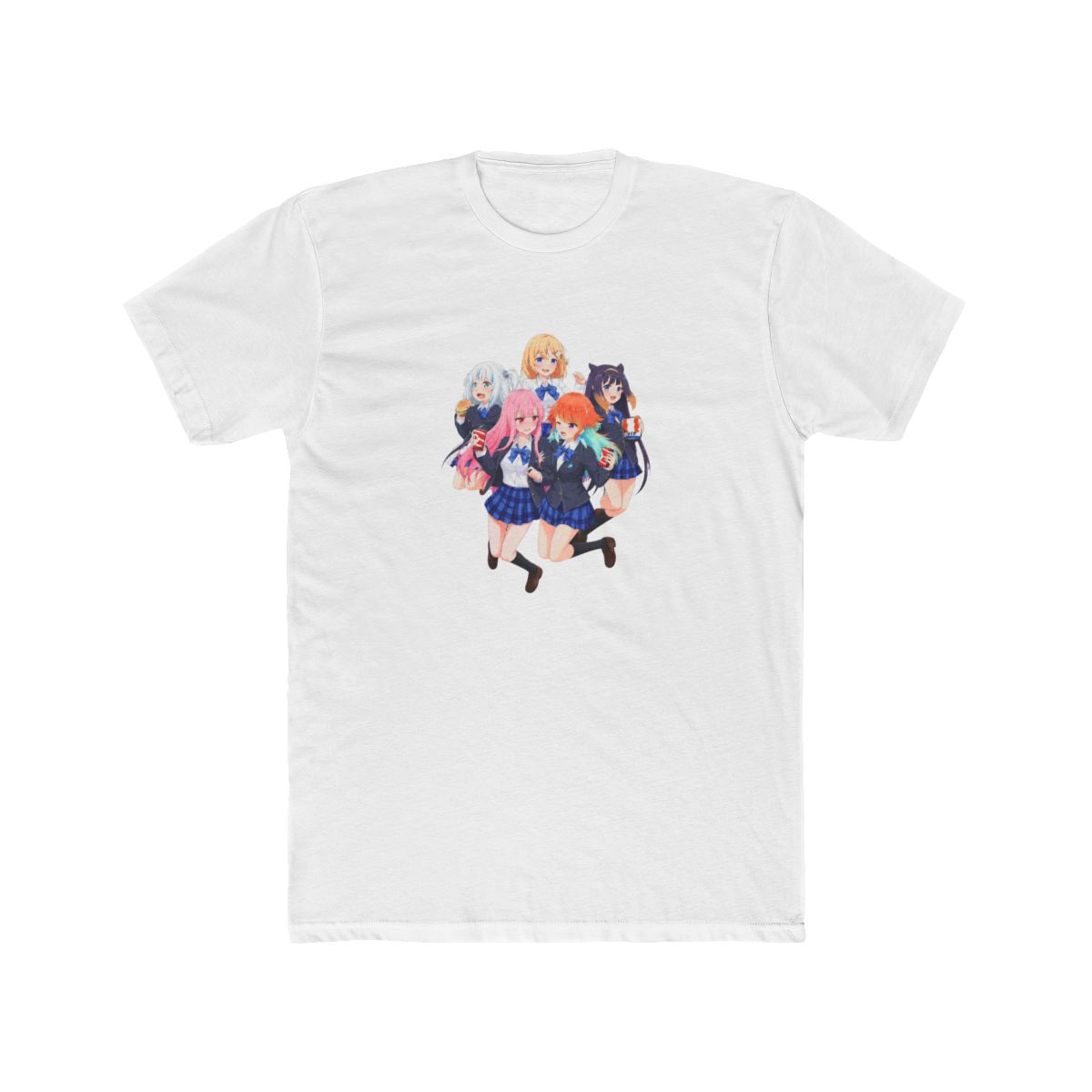 Hololive EN - All Holomyth (Gawr Gura, Watson Amelia, Takanashi Kiara, Ninomae Ina'nis and Mori Calliope) T-Shirt