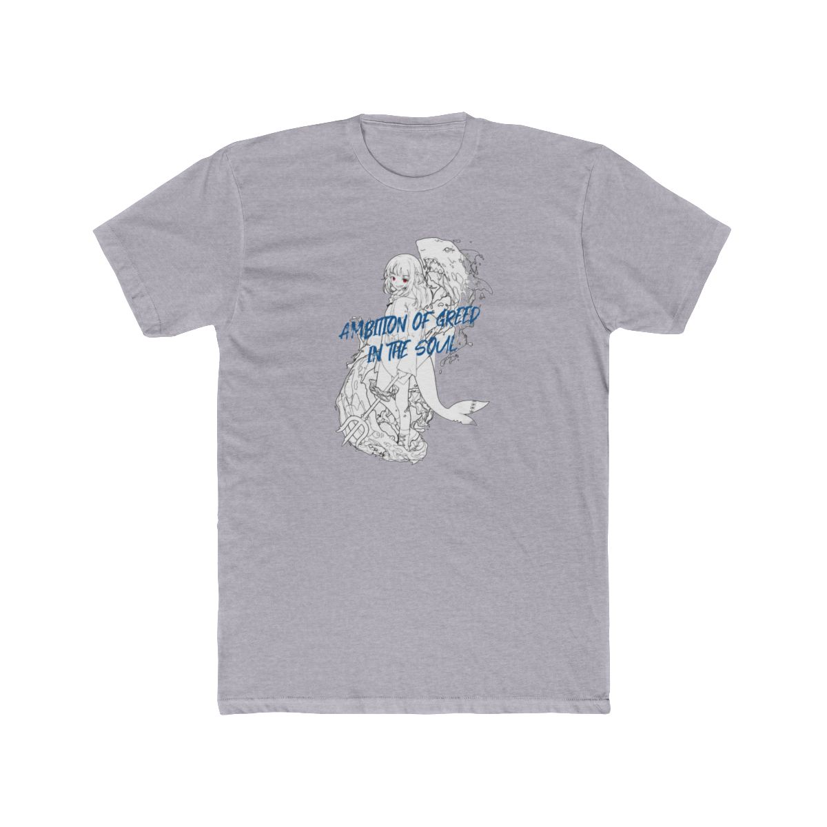 Hololive English Gawr Gura - Ambition T-Shirt - alternate angle 4, merchandise