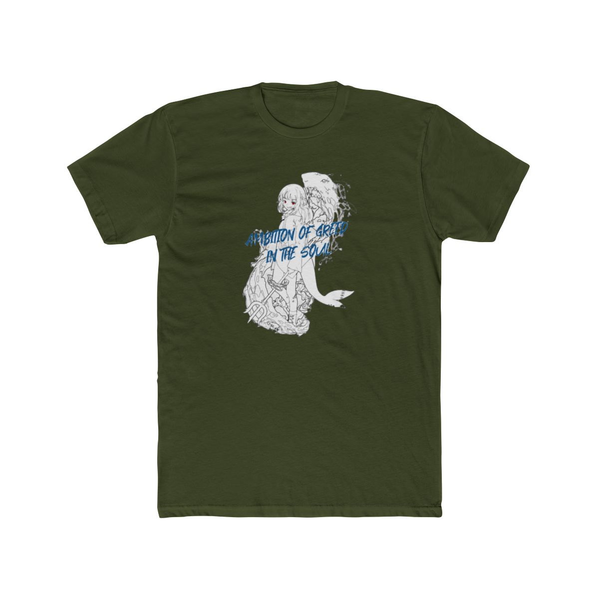 Hololive English Gawr Gura - Ambition T-Shirt - alternate angle 5, merchandise