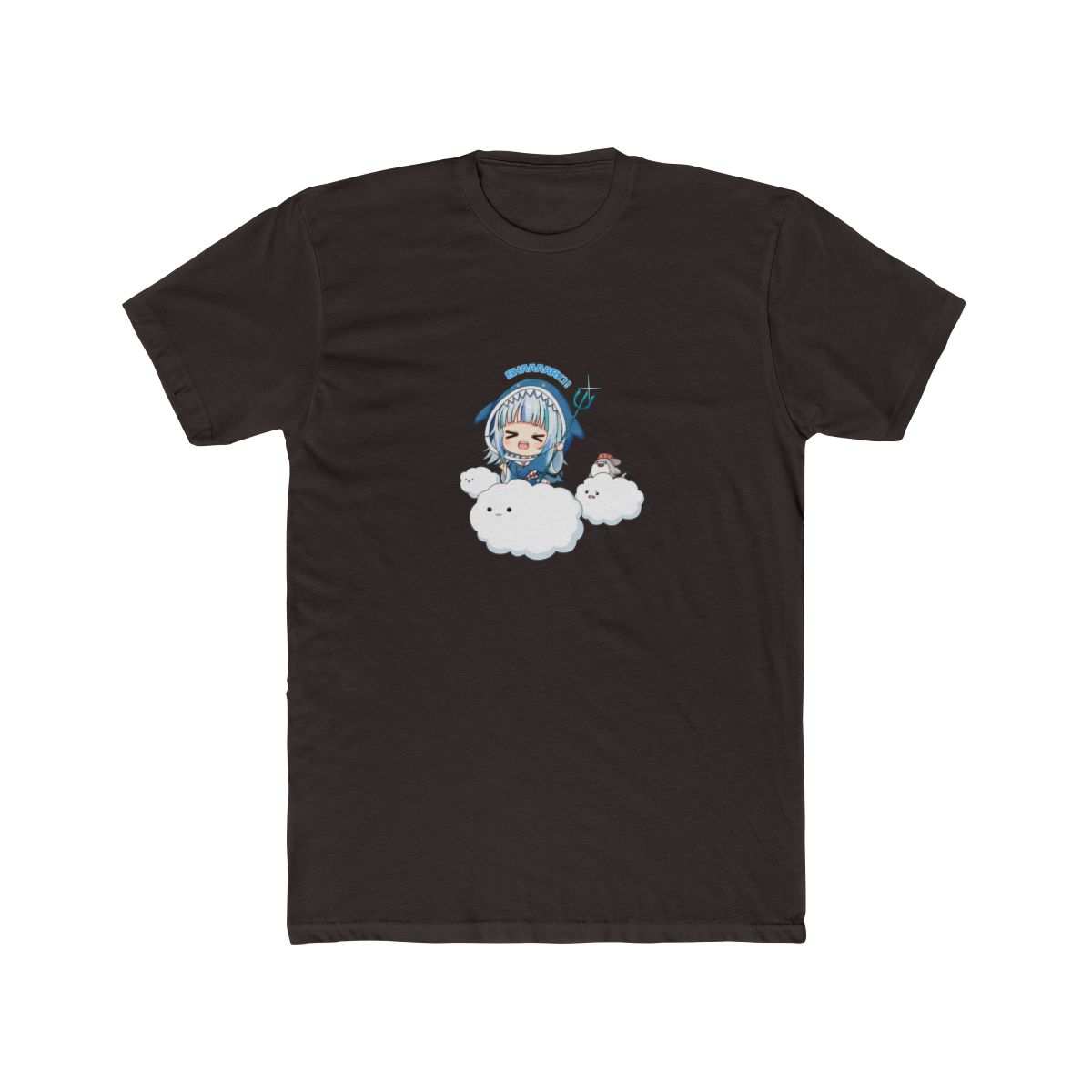 Hololive EN - Gawr Gura Cloud T-Shirt - alternate angle 2, merchandise