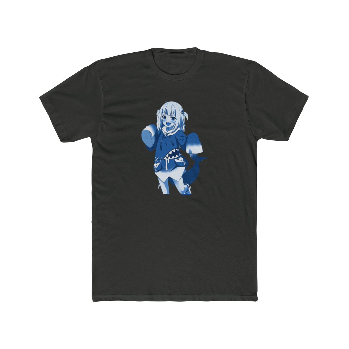 GURA SHARK (Gawr Gura Hololive) T-Shirt - alternate angle 4, merchandise