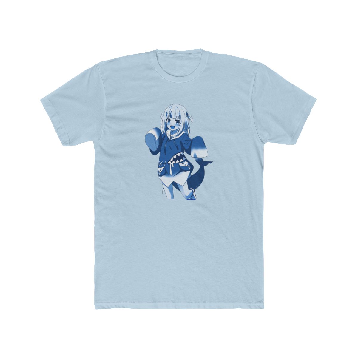 GURA SHARK (Gawr Gura Hololive) T-Shirt - alternate angle 5, merchandise