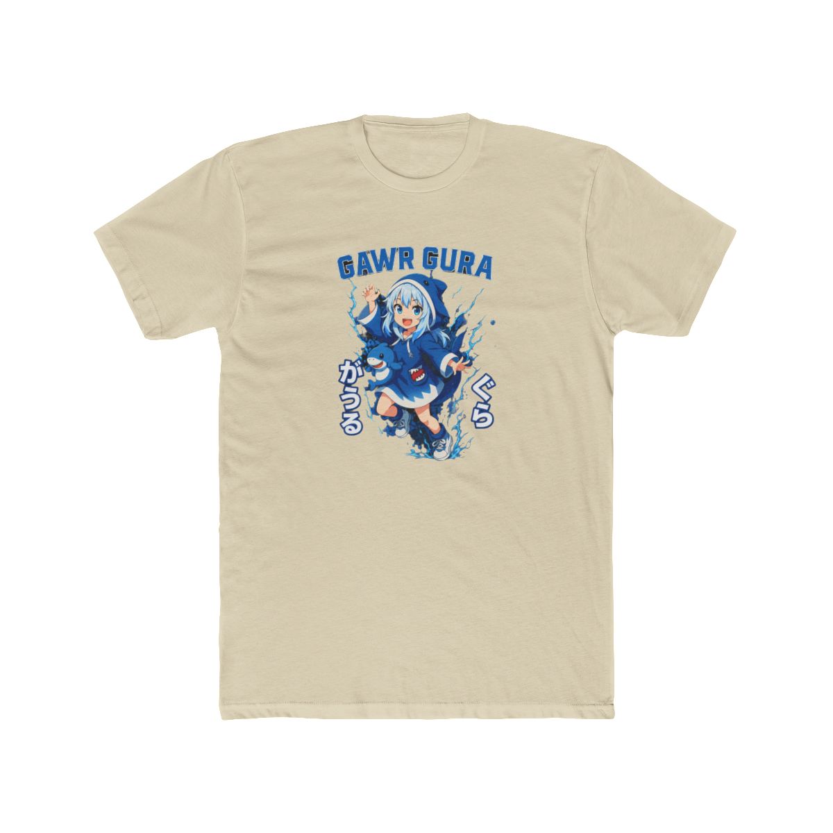 Gawr Gura The Shark Girl T-Shirt - alternate angle 4, merchandise