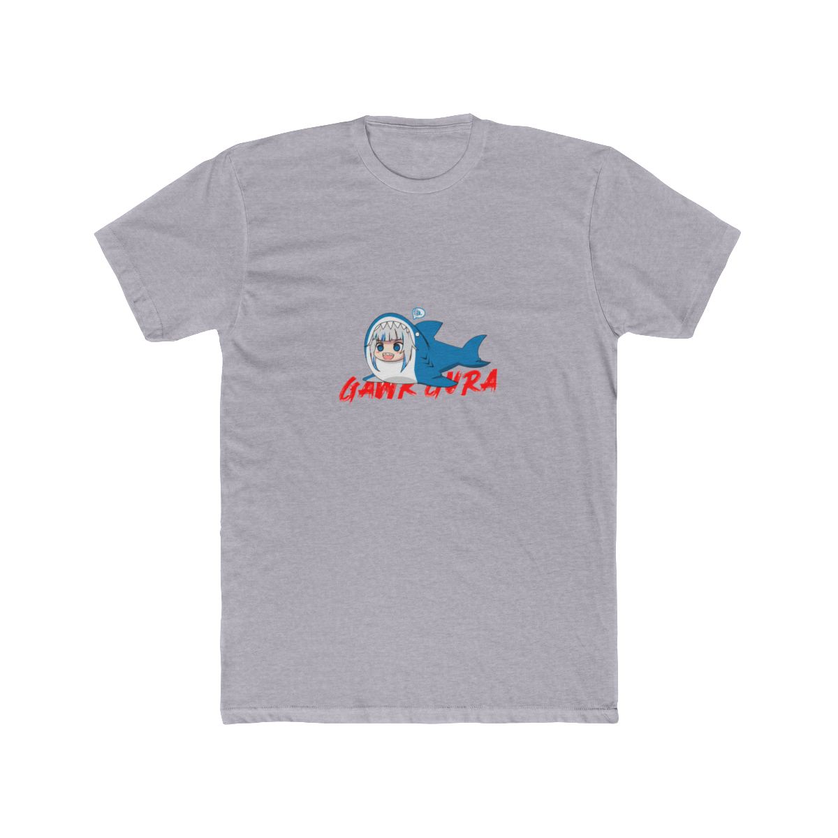 Hololive EN - Gawr Gura "A" Shark T-Shirt - alternate angle 4, merchandise