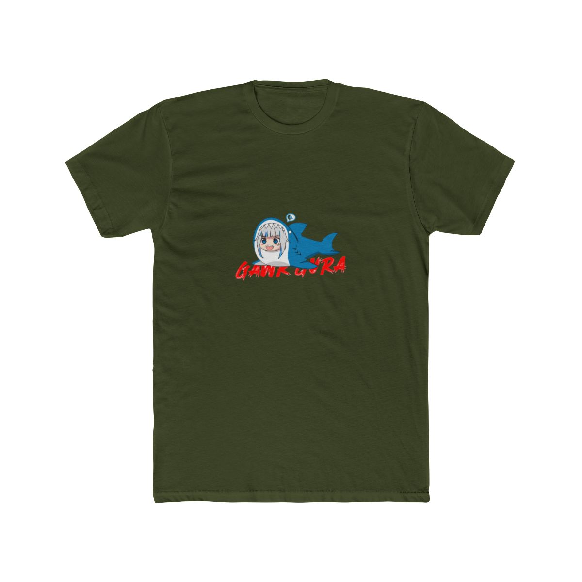 Hololive EN - Gawr Gura "A" Shark T-Shirt - alternate angle 5, merchandise