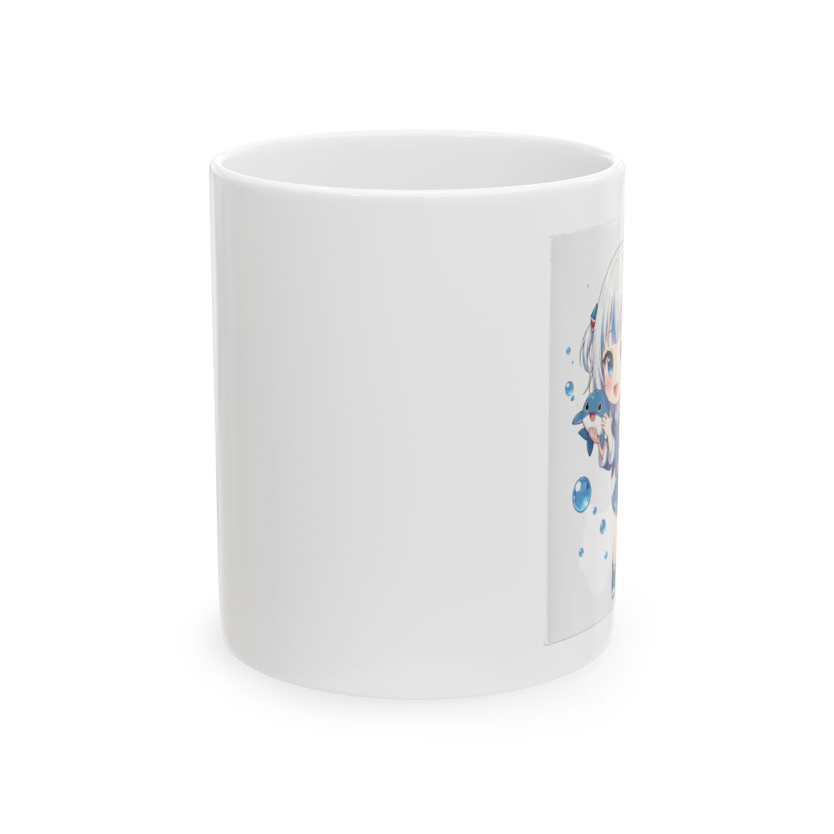 Gawr Hololive (がうる・ぐら) Two-Tone Coffee Mug - alternate angle 1, merchandise