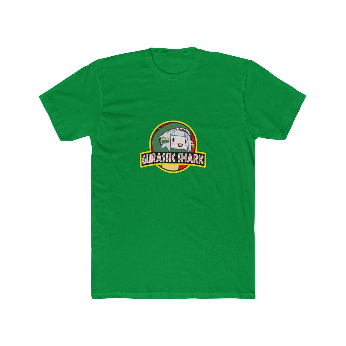 Gawr Gura Hololive EN Gurassic Shark friend T-Shirt - alternate angle 4, merchandise
