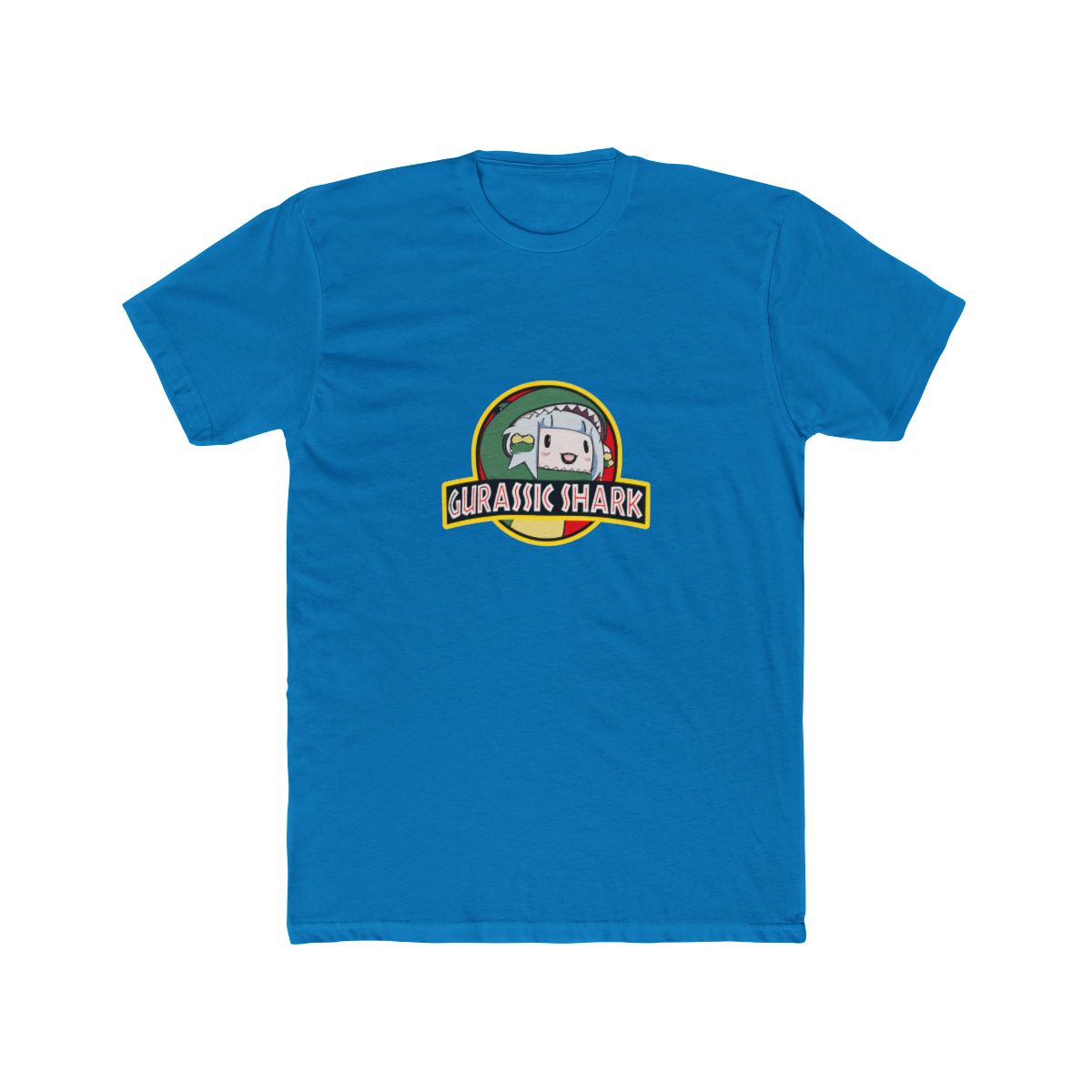 Gawr Gura Hololive EN Gurassic Shark friend T-Shirt - alternate angle 5, merchandise