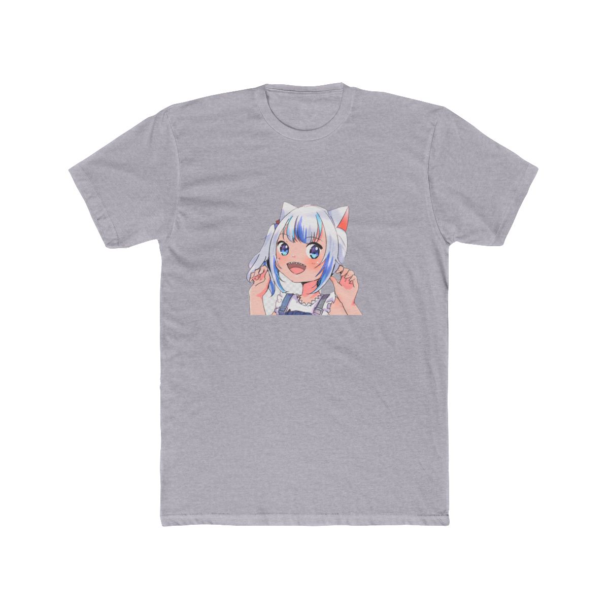 I'm a CAT SHARKK!!! Hololive EN Holo Myth Gawr Gura T-Shirt - alternate angle 4, merchandise