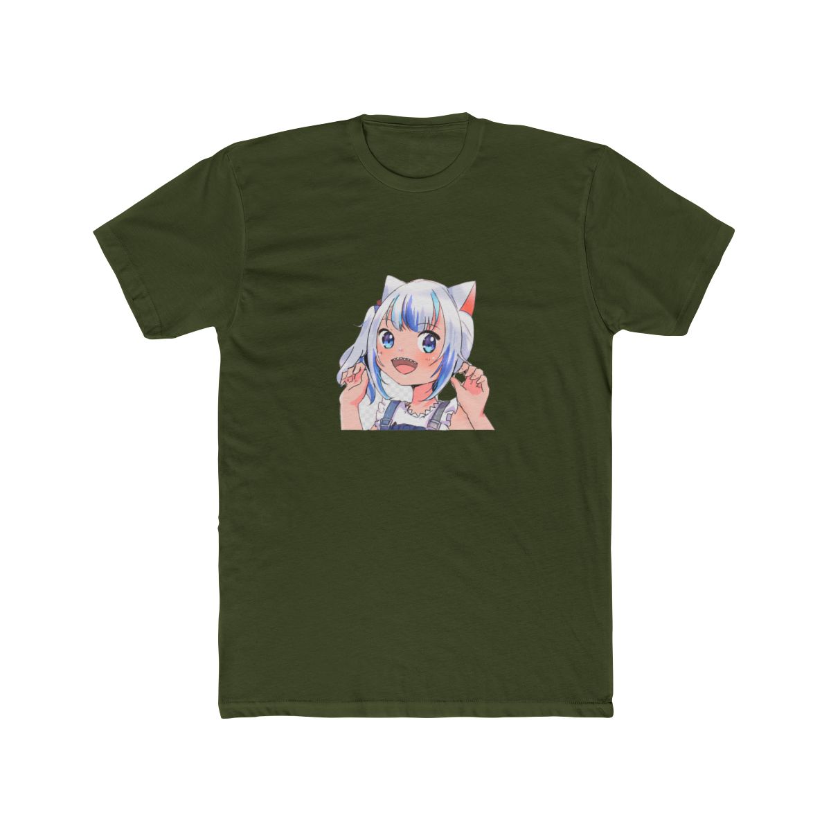I'm a CAT SHARKK!!! Hololive EN Holo Myth Gawr Gura T-Shirt - alternate angle 5, merchandise