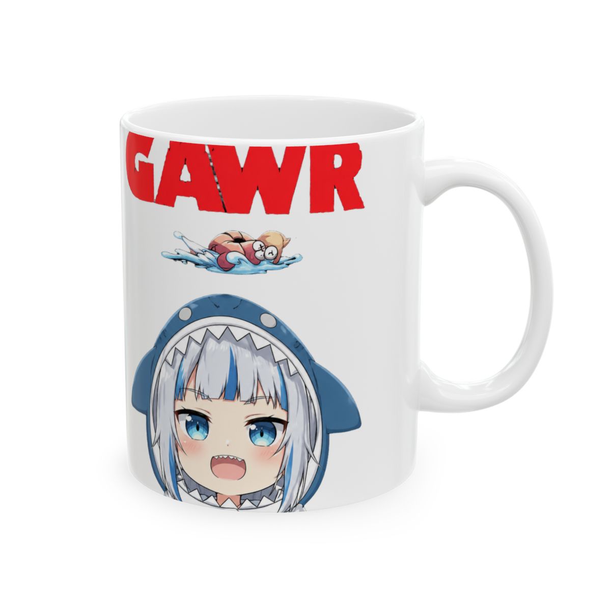 Hololive EN - Gawr Gura Parody Coffee Mug