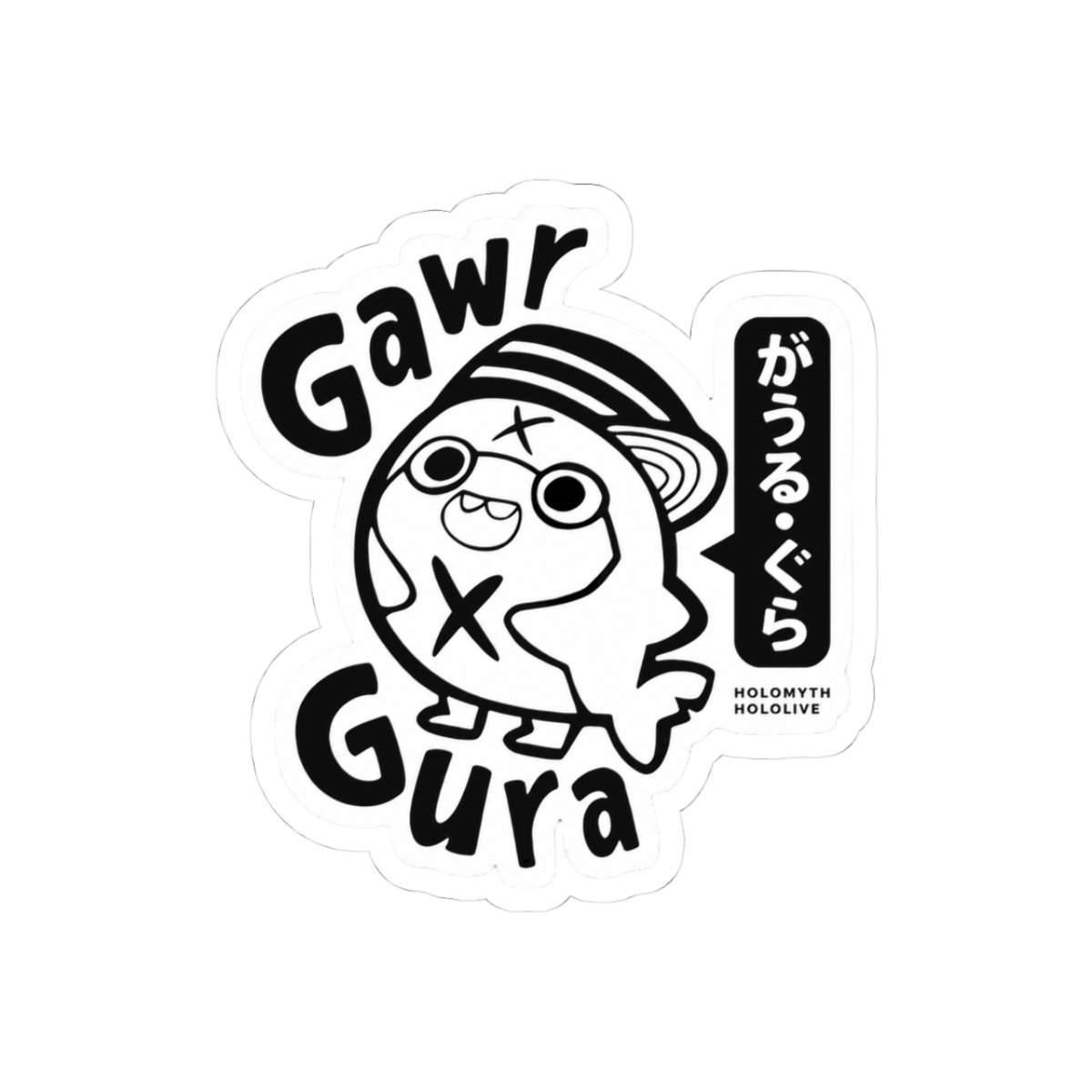 Copy of Gawr Gura Bloop Hololive EN Generation 1 Myth (BLACK)