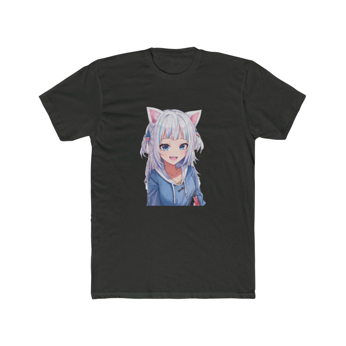 Gawr gura vtuber T Shirt - alternate angle 5, merchandise