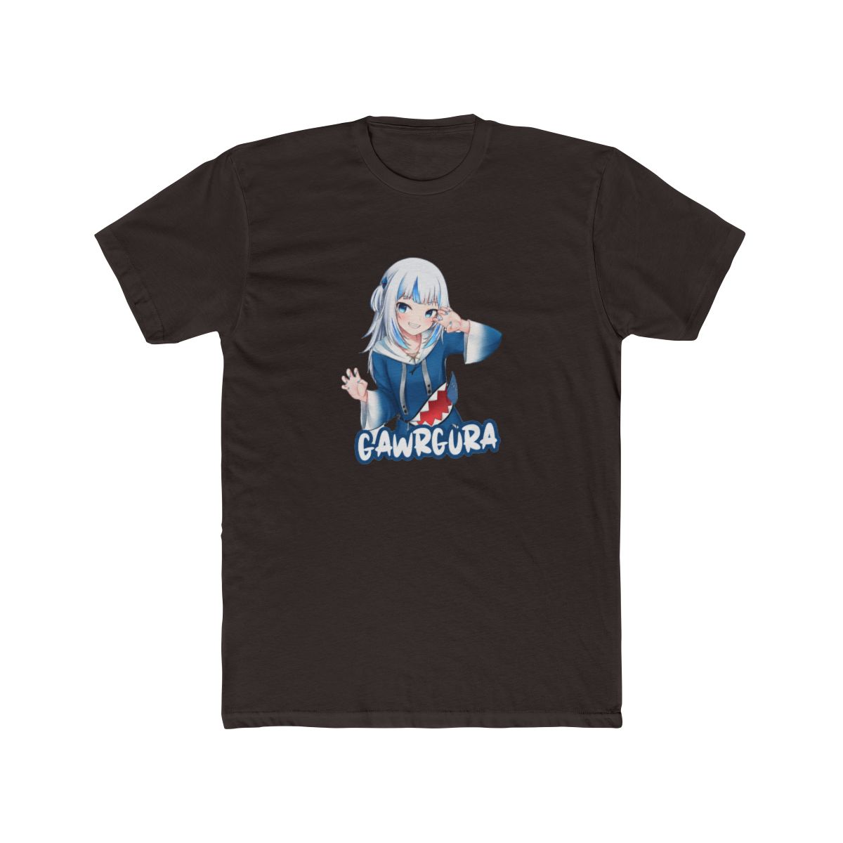 Hololive EN- Gawr Gura Channel T-Shirt - alternate angle 2, merchandise
