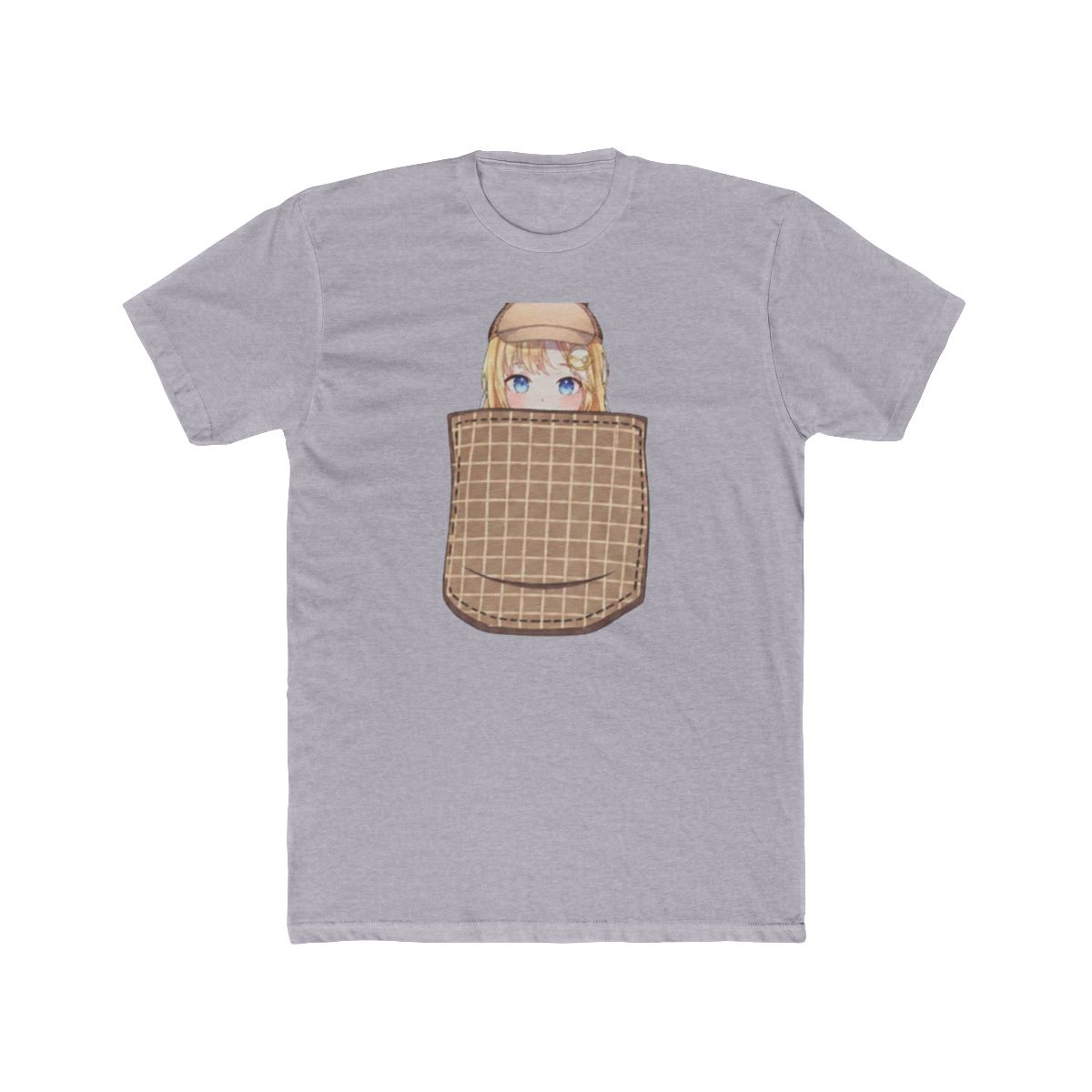 Amelia pocket peeker Watson peeking Hololive Holom T-Shirt - alternate angle 3, merchandise
