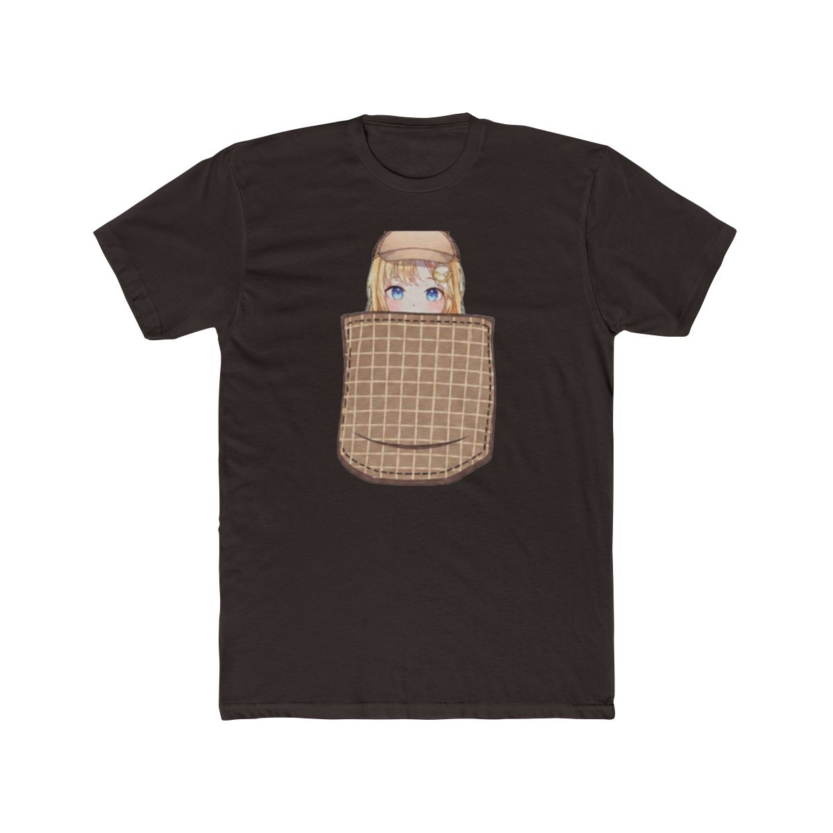 Amelia pocket peeker Watson peeking Hololive Holom T-Shirt - alternate angle 2, merchandise