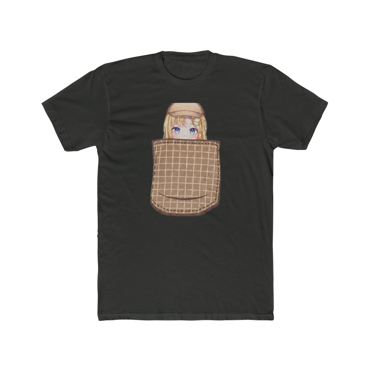 Amelia pocket peeker Watson peeking Hololive Holom T-Shirt - alternate angle 5, merchandise