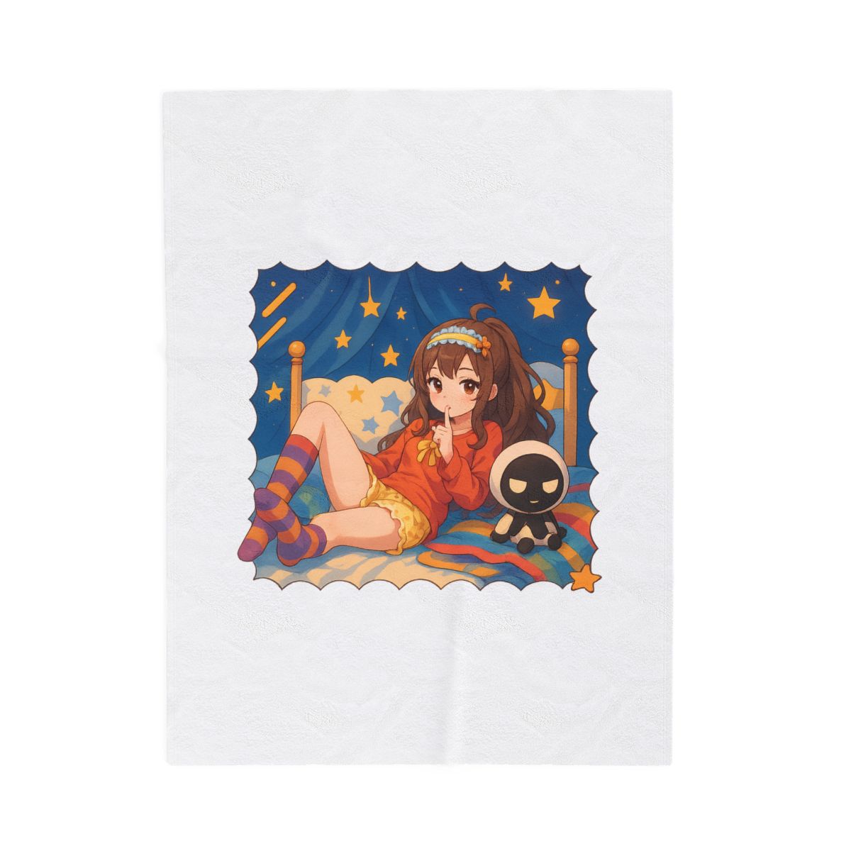 [20260411 - 20260511] "Moona Hoshinova 6th Anniversary" SnugglyMoony Blanket - alternate angle 3, merchandise