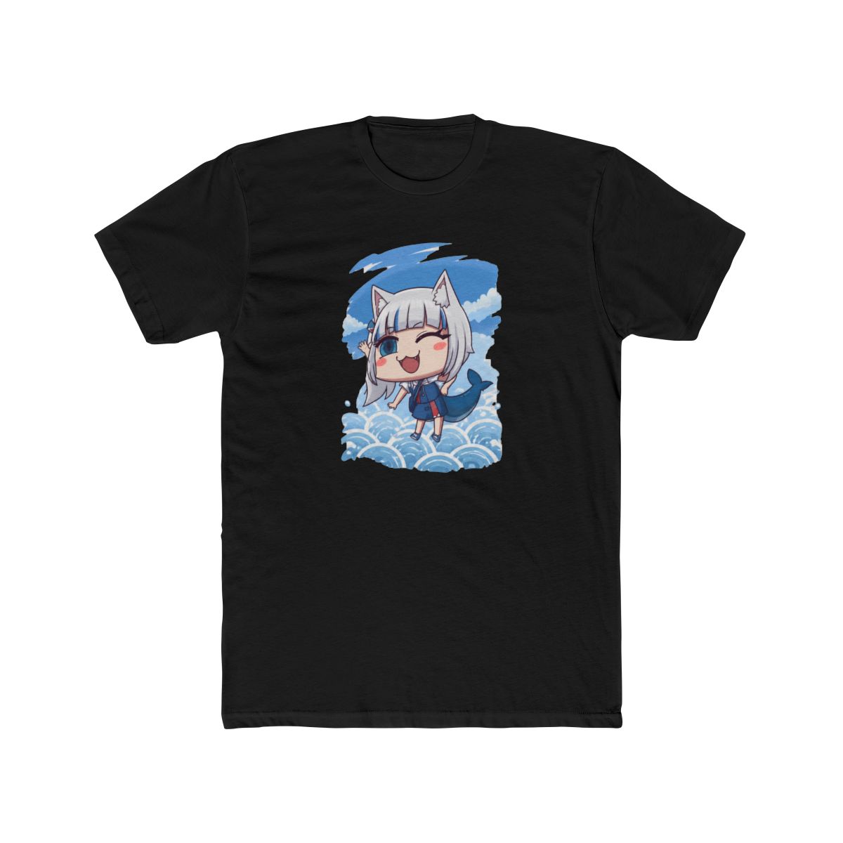 Cat Gawr Gura in FGO April Fools Style T Shirt