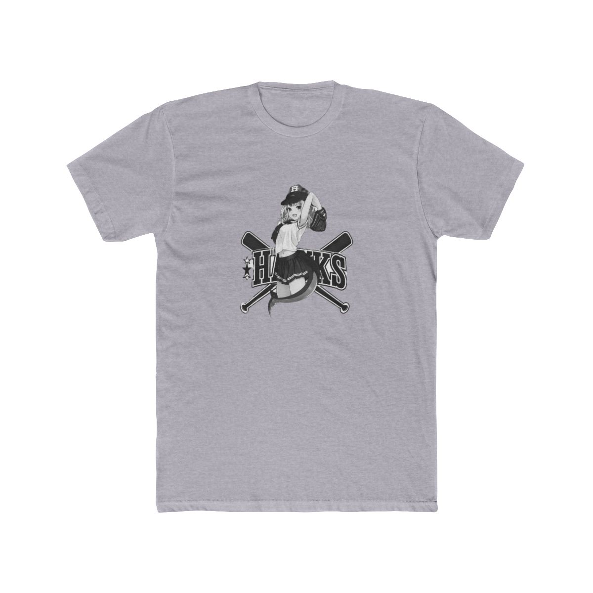 Gawr Gura Player girl T Shirt - alternate angle 4, merchandise
