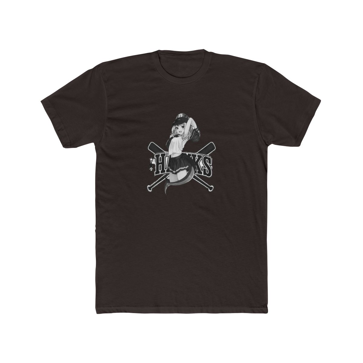 Gawr Gura Player girl T Shirt - alternate angle 2, merchandise