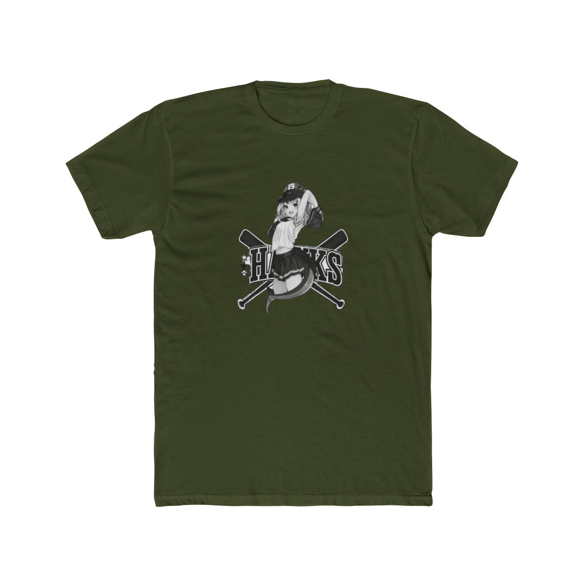 Gawr Gura Player girl T Shirt - alternate angle 5, merchandise