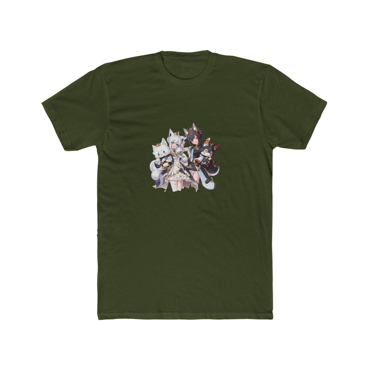 Hololive Fubumio Shirakami Fubuki & Ookami Mio T Shirt - alternate angle 5, merchandise