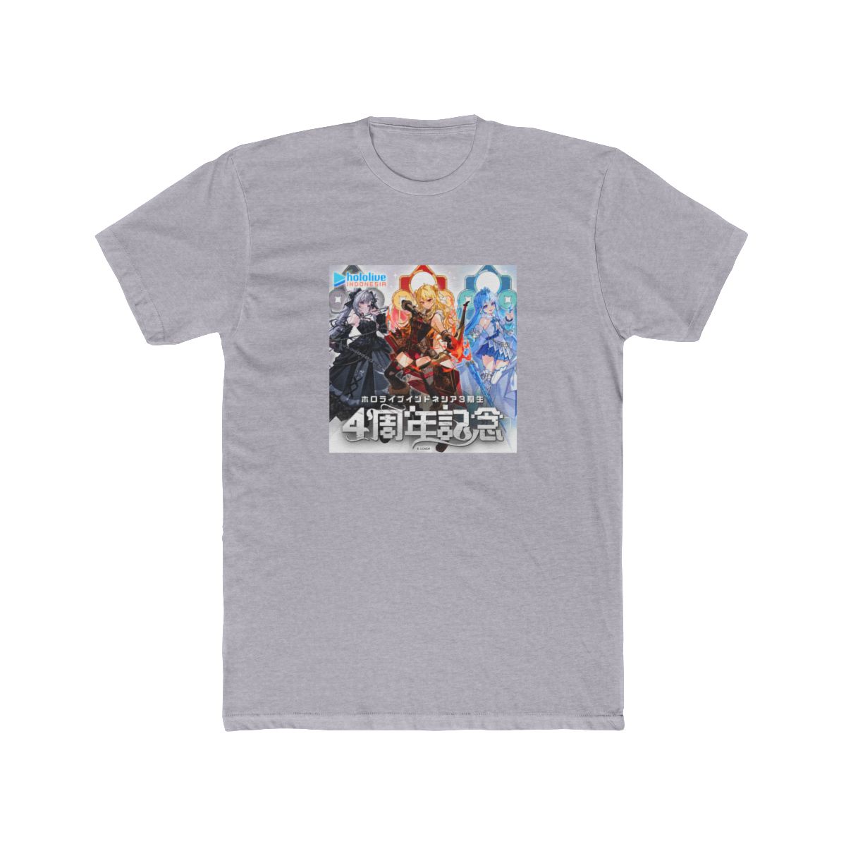 Hololive Indonesia 3rd Gen 4th Anniversary T Shirt - alternate angle 4, merchandise