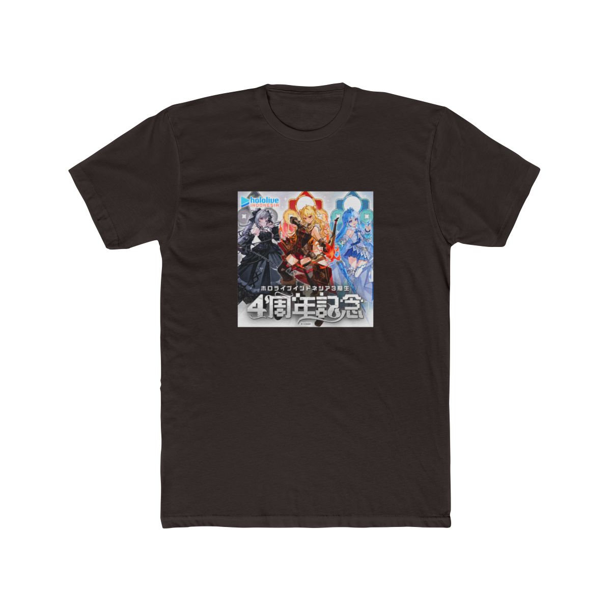 Hololive Indonesia 3rd Gen 4th Anniversary T Shirt - alternate angle 2, merchandise