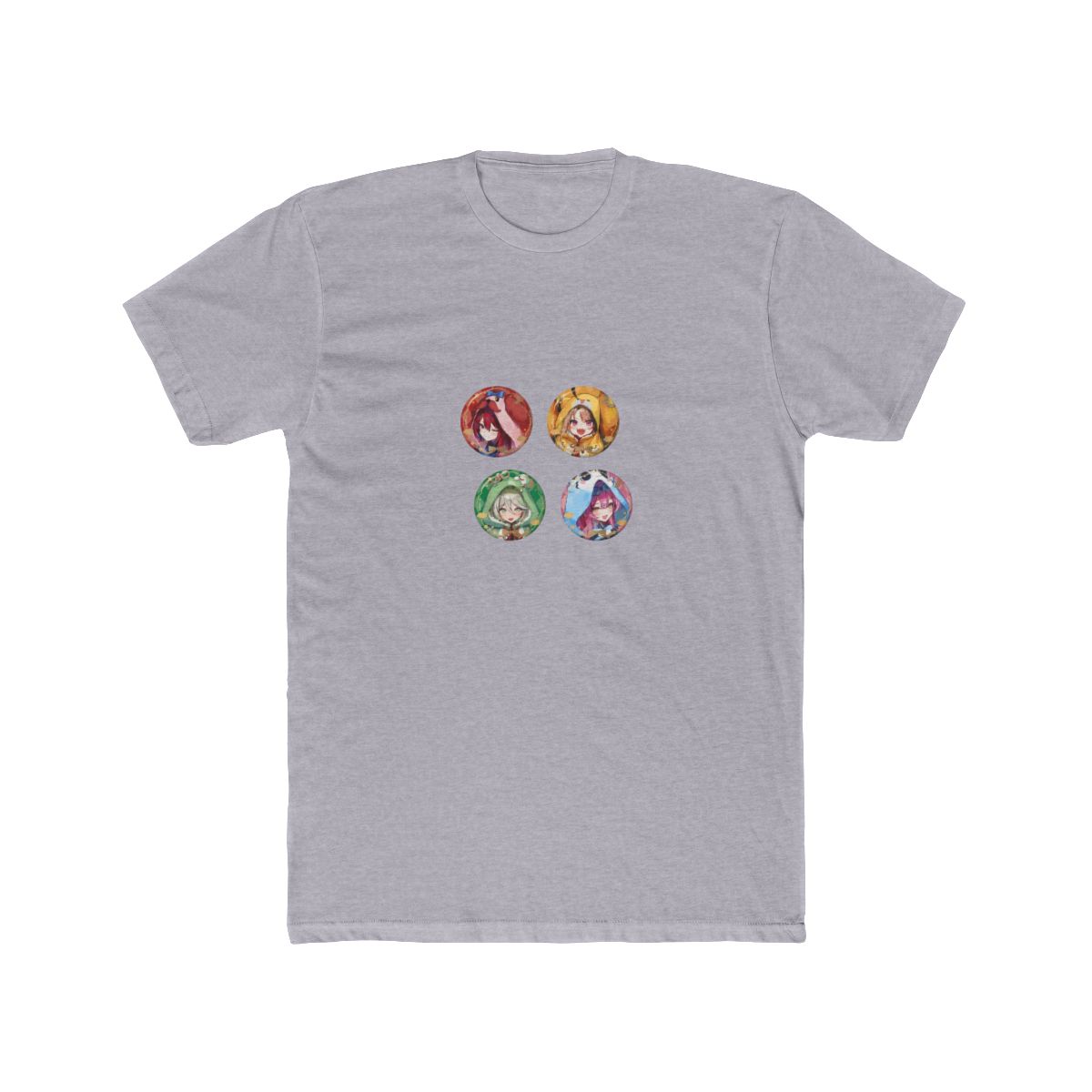[20260420 - 20260525] "hololive English -Justice- Girls’ Night" Stamped Button Badge - alternate angle 4, merchandise
