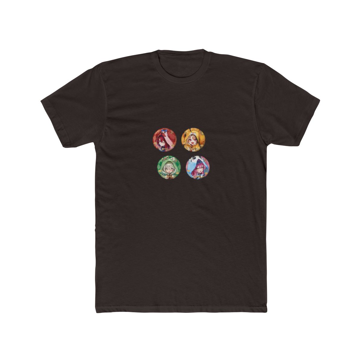 [20260420 - 20260525] "hololive English -Justice- Girls’ Night" Stamped Button Badge - alternate angle 2, merchandise