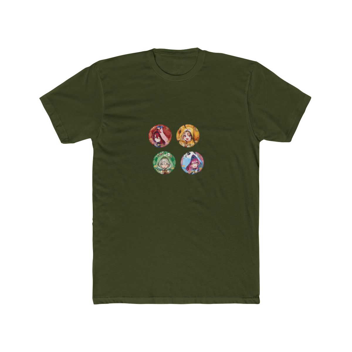 [20260420 - 20260525] "hololive English -Justice- Girls’ Night" Stamped Button Badge - alternate angle 5, merchandise