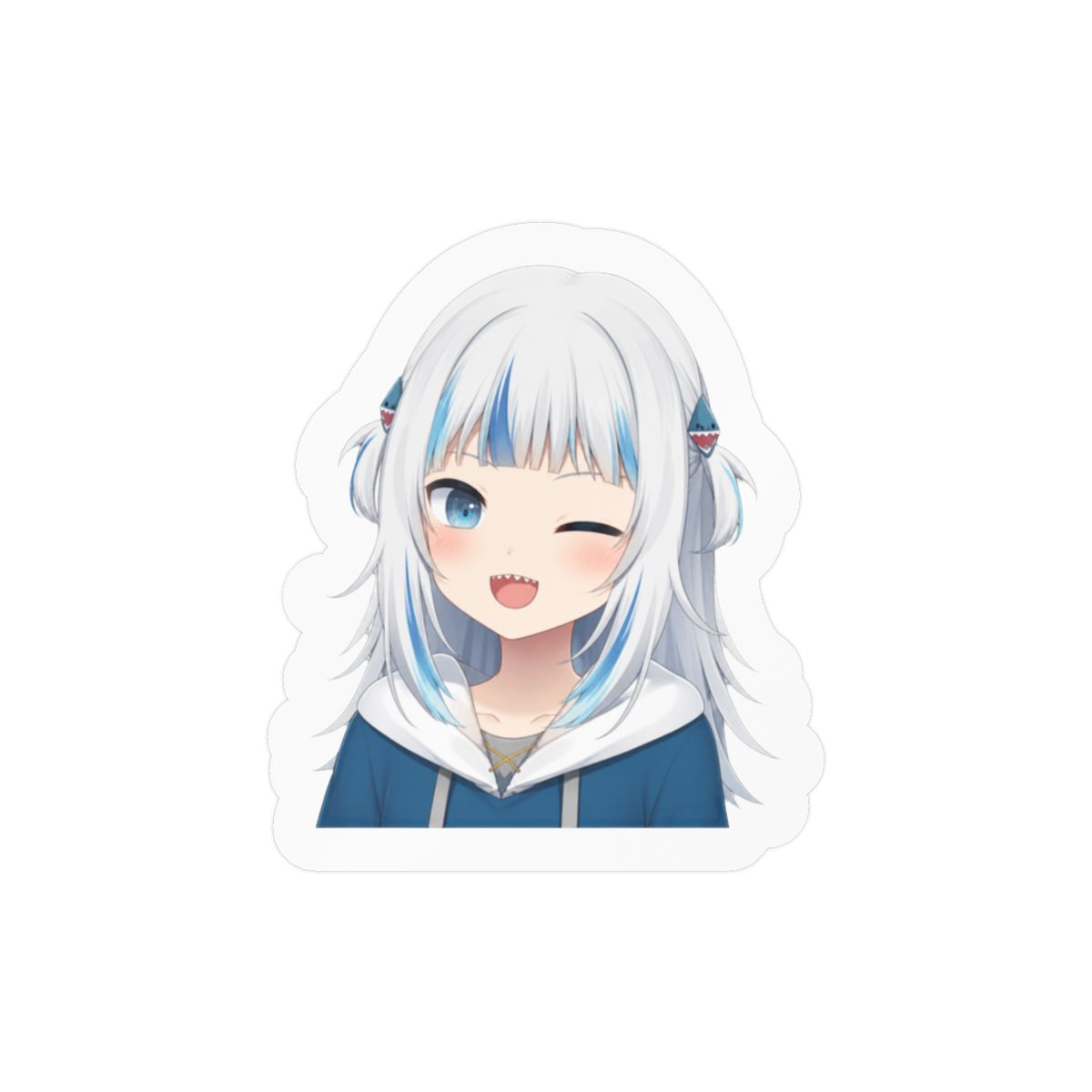 Gura Wink Sticker | Cute Vinyl Decal
