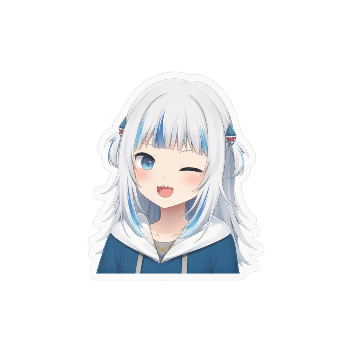 Gura Wink Sticker | Cute Vinyl Decal