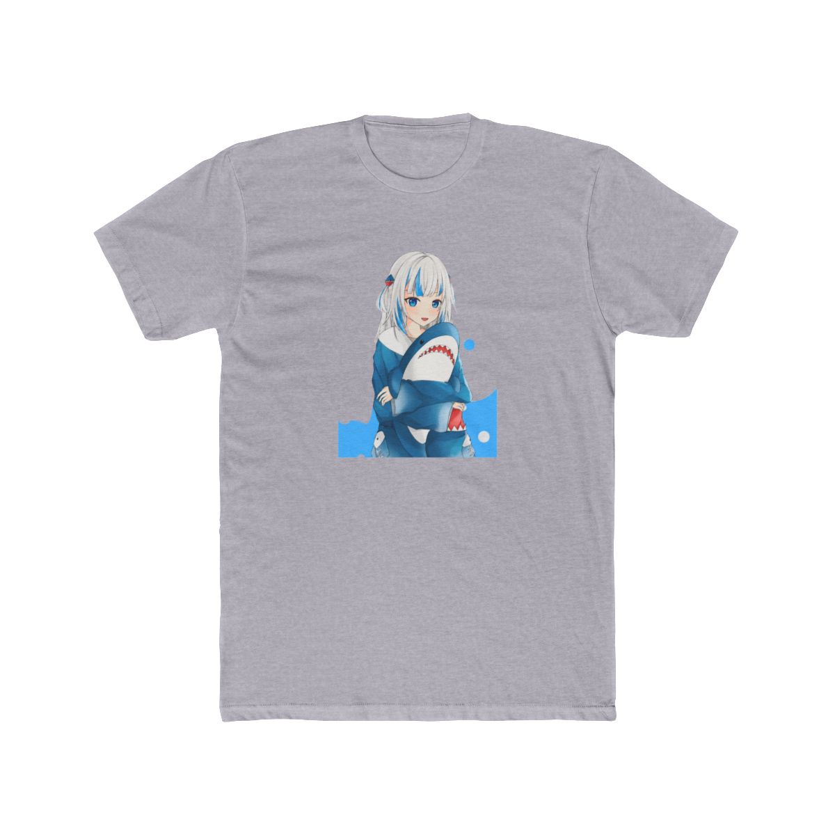 Hololive EN - Gawr Gura and Shark Doll T Shirt - alternate angle 4, merchandise