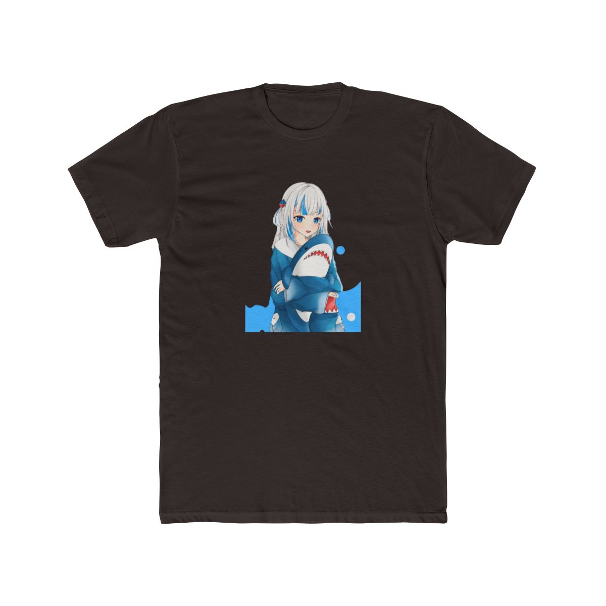 Hololive EN - Gawr Gura and Shark Doll T Shirt - alternate angle 2, merchandise