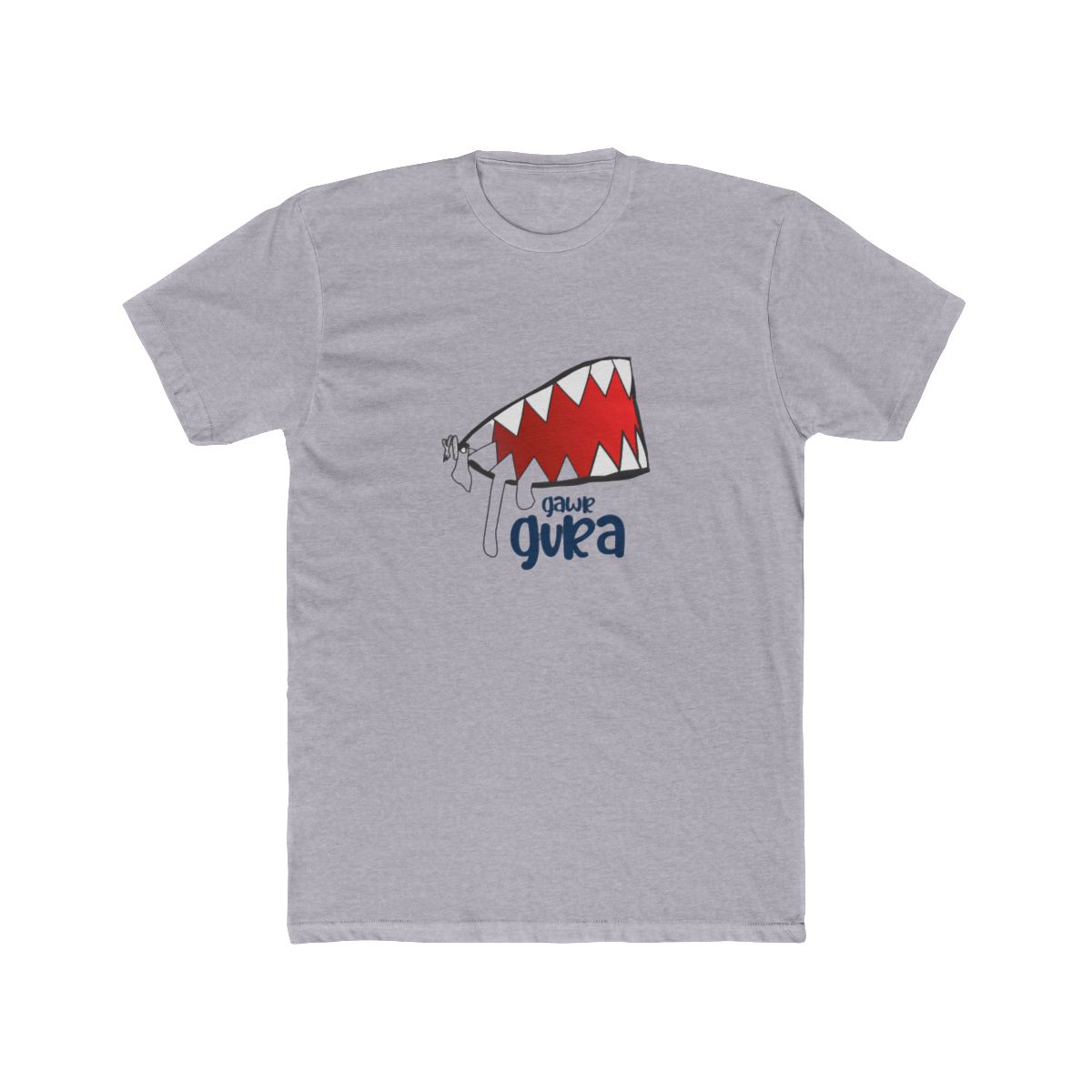 Hololive -- Gawr Gura Logo T Shirt - alternate angle 4, merchandise