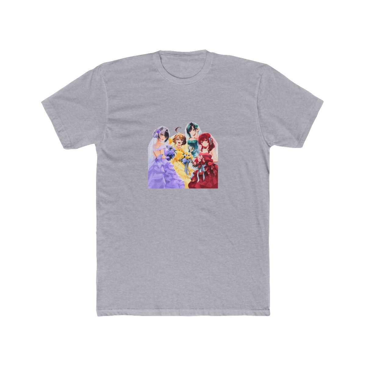 Hololive June Bride Wedding Illustration T Shirt - alternate angle 4, merchandise