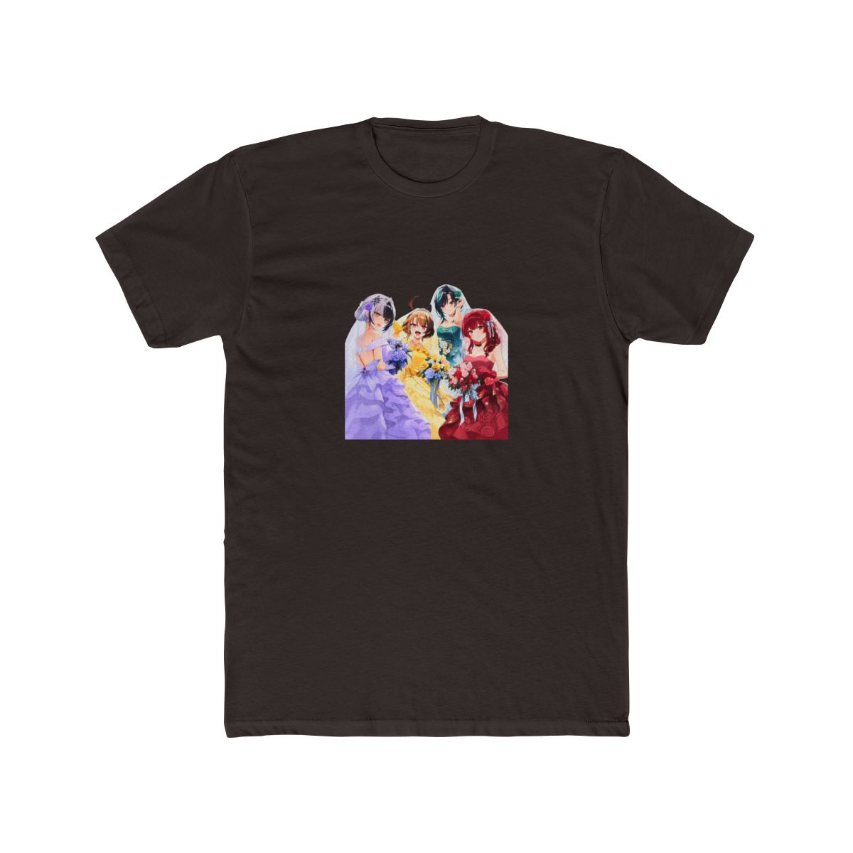 Hololive June Bride Wedding Illustration T Shirt - alternate angle 2, merchandise