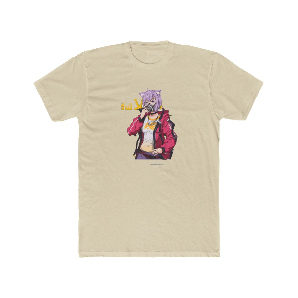 Hololive Japan Nekomata Okayu - Cyber Neko T Shirt - alternate angle 4, merchandise
