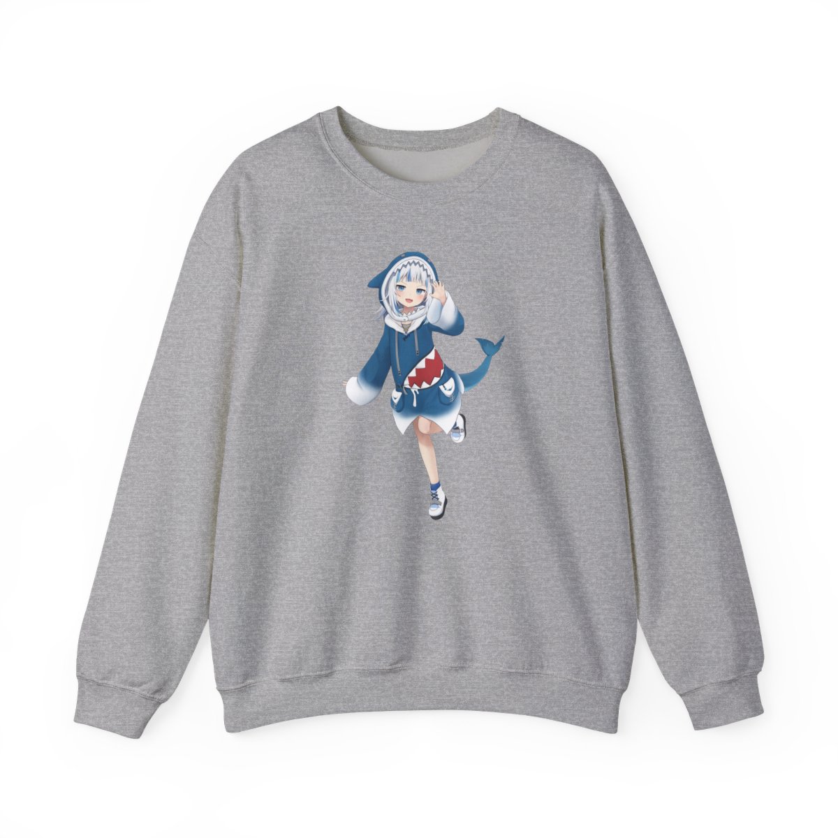 Gawr Gura & Hololive Crewneck Sweatshirt - alternate angle 2, merchandise