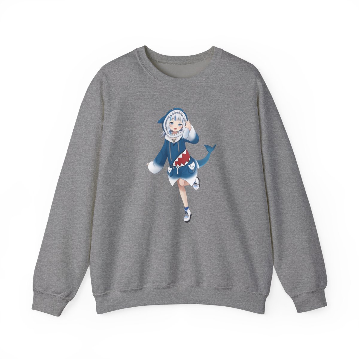 Gawr Gura & Hololive Crewneck Sweatshirt - alternate angle 3, merchandise
