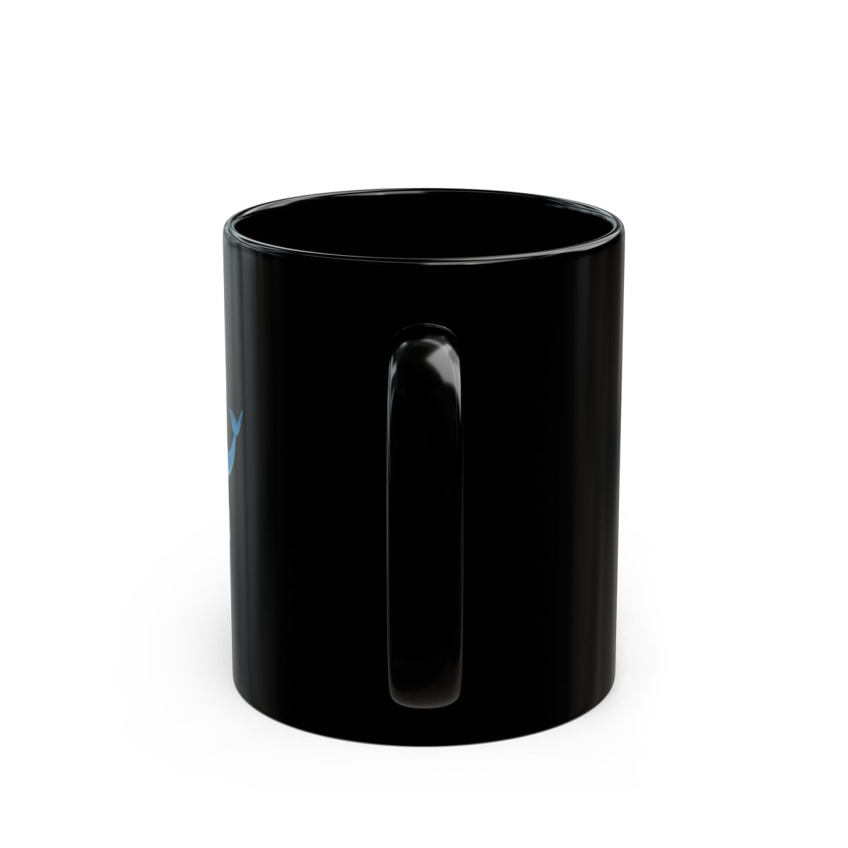 Gawr Gura & Hololive Black Mug - alternate angle 4, merchandise