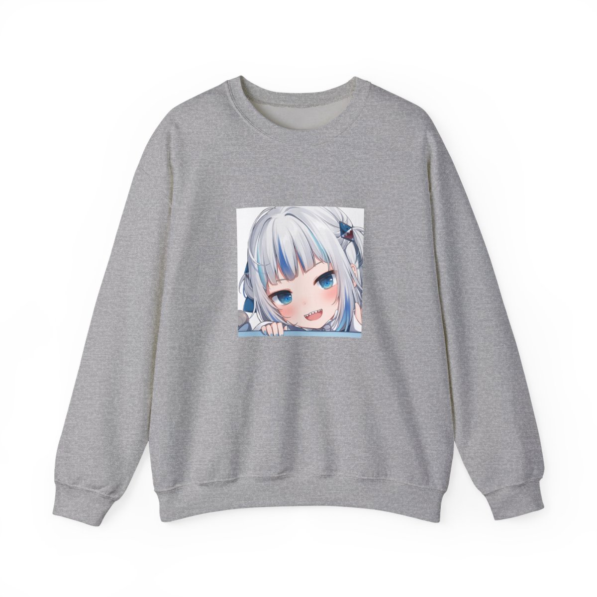Gawr Gura & Hololive Crewneck Sweatshirt - alternate angle 2, merchandise
