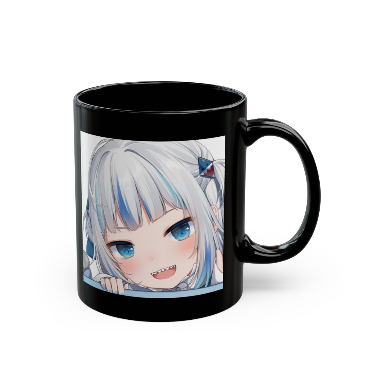 Gawr Gura & Hololive Black Mug