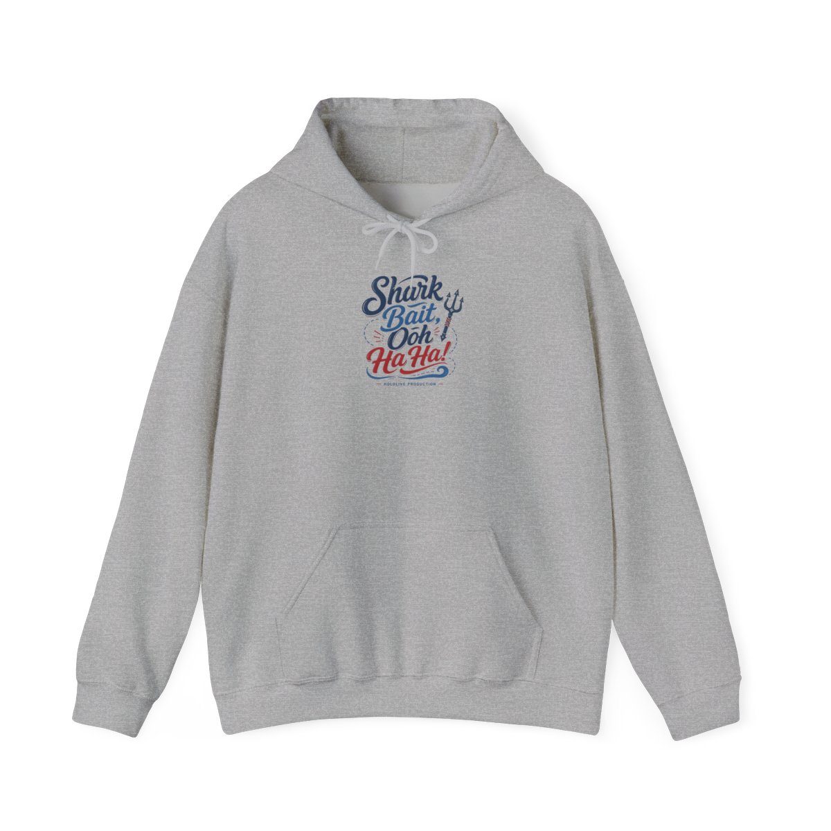 Gawr Gura & Hololive "Shark Bait, Ooh Ha Ha!" Hoodie - alternate angle 3, merchandise