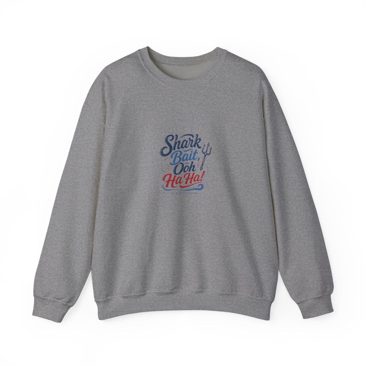 Gawr Gura & Hololive "Shark Bait, Ooh Ha Ha!" Crewneck - alternate angle 3, merchandise